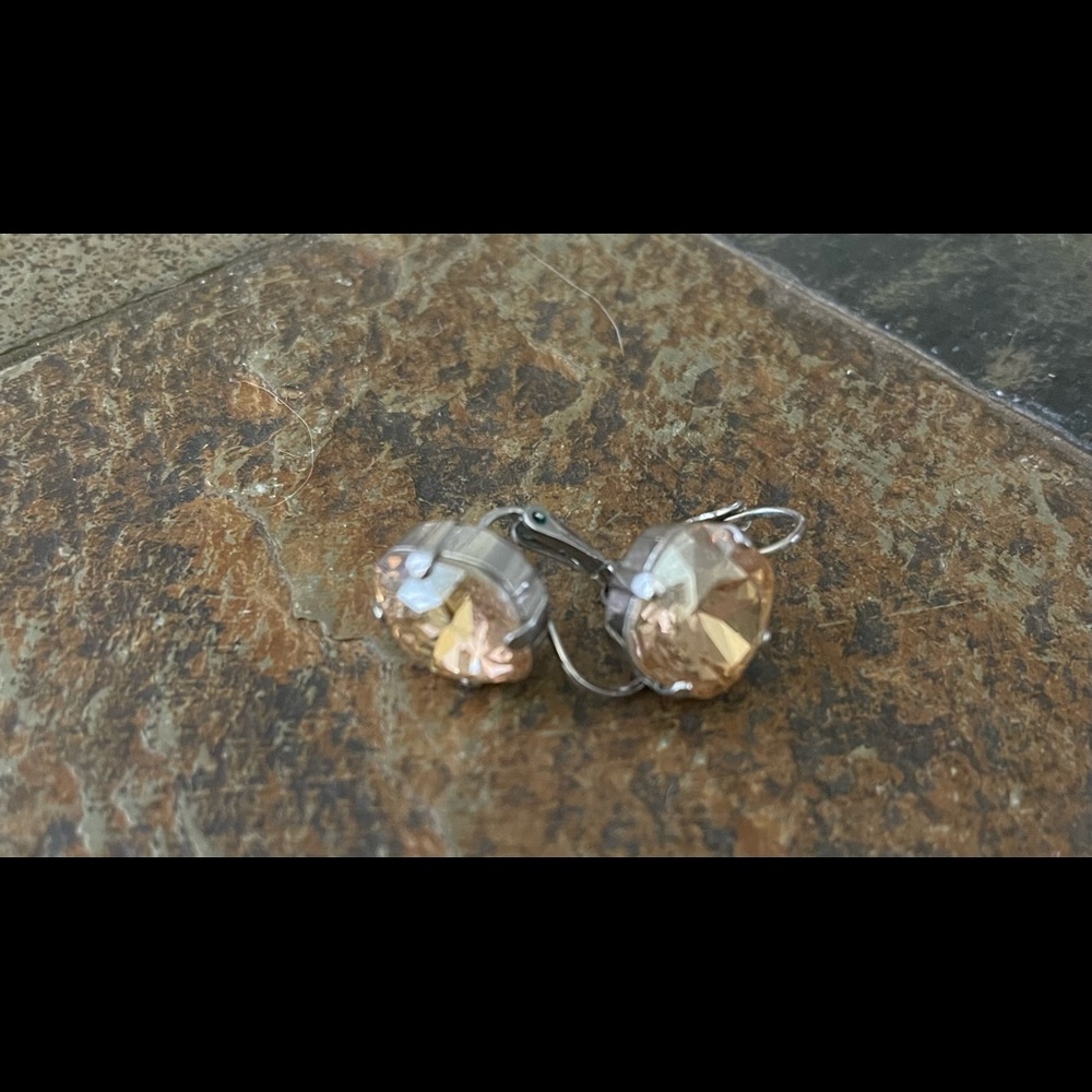 Sabika Gold Shadow Golf Earrings